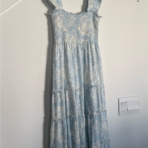 Few Moda Calypso Floral Blue Maxi Dress - Picture 7 of 8